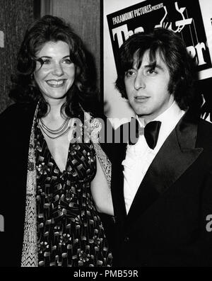 Jill Clayburgh and Al Pacino attend, 'The Godfather' Premiere 1972 Paramount    File Reference # 33536 451THA Stock Photo
