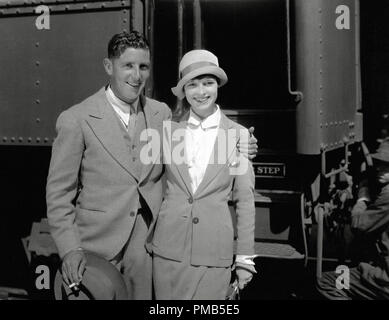 Director A. Edward Sutherland and wife Louise Brooks circa 1927  File Reference # 33536 522THA Stock Photo