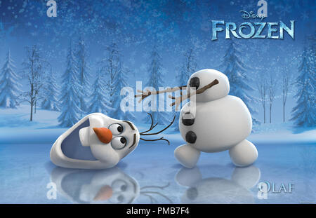 'FROZEN' (Pictured) OLAF. ©2013 Disney. All Rights Reserved. Stock Photo
