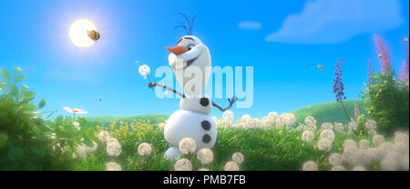 FROZEN (Pictured) OLAF. ©2013 Disney. All Rights Reserved. Stock Photo