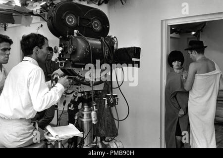 Brigitte Bardot, Michel Piccoli, Dir. Jean-Luc Godard, 'Contempt', 1963 Embassy   File Reference # 32557 366THA Stock Photo