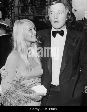 Richard Harris and Barbara Lord at the London premiere of 'Cromwell' 1970  File Reference # 32557 956THA Stock Photo