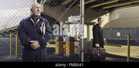 Jonathan Banks as Mike Ehrmantraut and Bob Odenkirk as Saul Goodman - BETTER CALL SAUL - Season 1, Gallery - Photo Credit: Ben Leuner/AMC Stock Photo