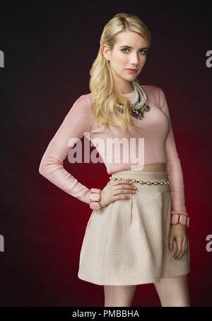 Emma Roberts as Chanel Oberlin in Pilot, the first part of the special,  two-hour series premiere of SCREAM QUEENS Season 1 Stock Photo - Alamy