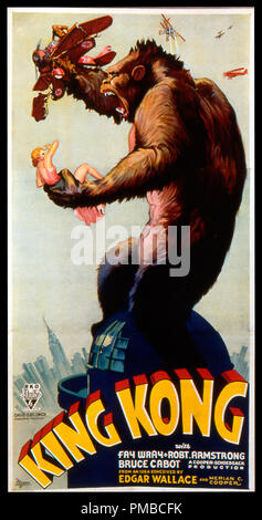 'King Kong' Poster (1933) RKO   File Reference # 32914 726THA Stock Photo