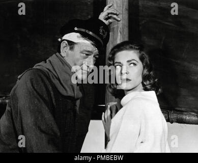 John Wayne, Lauren Bacall, 'Blood Alley' (1955) Warner Bros. File Reference # 33371 613THA Stock Photo