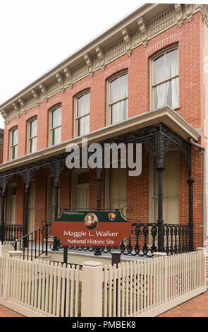Maggie L Walker national historic site Richmond VA Stock Photo