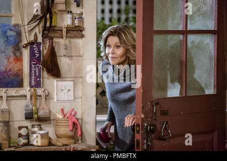 Jane Fonda, 'Grace and Frankie' Season 3 (2017) Netflix Stock Photo