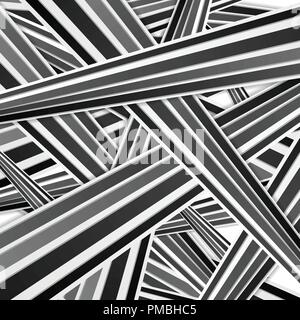 Abstract tech black and white striped pattern. Corporate modern vector background Stock Vector