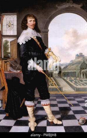 Portrait of William Style of Langley. Date/Period: 1636. Painting. Oil on canvas. Height: 2,051 cm (22.4 yd); Width: 1,359 cm (14.8 yd). Author: School 17th century. British School 17th century. Stock Photo