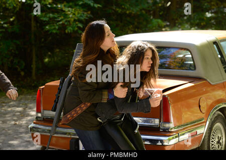 Tatiana Maslany, Maria Doyle Kennedy, 'Orphan Black', Season 2 Stock Photo