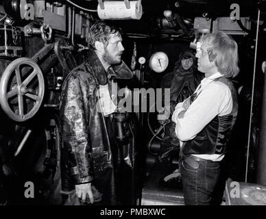 Director Wolfgang Petersen, Jurgen Prochnow, 'Das Boot' (1981) Bavaria Film / Triumph Films  File Reference # 33300 124THA Stock Photo