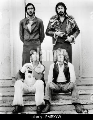 Publicity Photo of Rock Group The Who (Pete Townsend, Keith Moon, John Entwistle and Roger Daltrey) circa 1972   File Reference # 33300 190THA Stock Photo