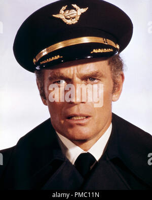 Publicity Still of 'Skyjacked' Charlton Heston  1972 MGM   File Reference # 33595 058THA Stock Photo