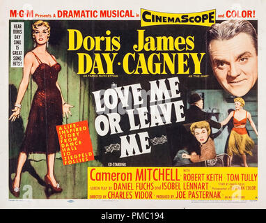 Doris Day, James Cagney,  Love Me or Leave Me (MGM, 1955). Lobby Card  File Reference # 33595 265THA Stock Photo