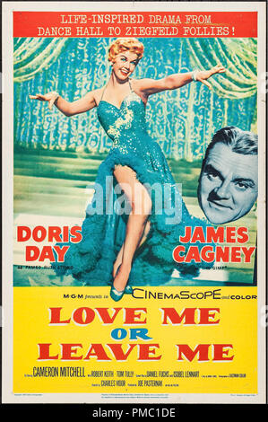 Doris Day, James Cagney,  Love Me or Leave Me (MGM, 1955). Poster File Reference  # 33595 387THA Stock Photo