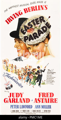 Fred Astaire, Judy Garland,  Easter Parade (MGM, 1948). Poster  File Reference # 33595 584THA Stock Photo