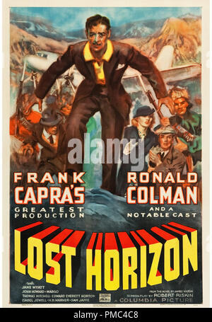 Ronald Colman,  Lost Horizon (Columbia, 1937). Poster  File Reference # 33595 644THA Stock Photo