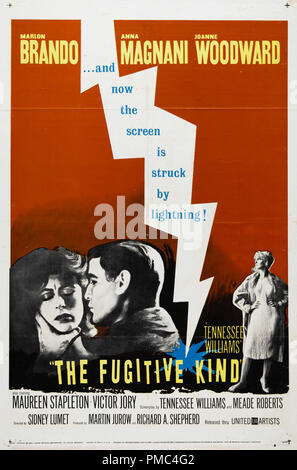 Marlon Brando, Anna Magnani,  The Fugitive Kind (United Artists, 1960). Poster  File Reference # 33595 749THA Stock Photo