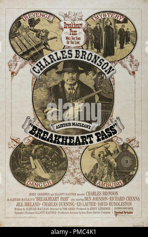 Charles Bronson,  Breakheart Pass (MGM, 1975). Poster  File Reference # 33595 829THA Stock Photo