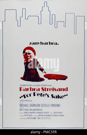 Barbra Streisand,  For Pete's Sake (Columbia, 1974). Poster  File Reference # 33635 045THA Stock Photo