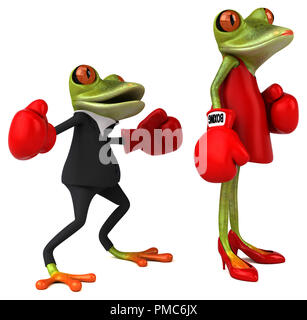 fighting frogs