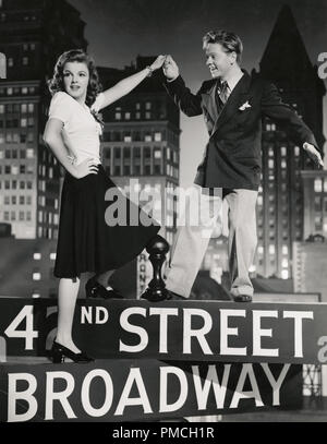Mickey Rooney, Judy Garland,  in 'Babes on Broadway' (MGM, 1941).  Photo by Clarence Sinclair Bull   File Reference # 33635 278THA Stock Photo