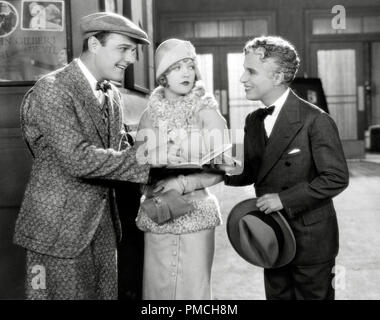 William Haines, Marion Davies, Charles Chaplin,  'Show People' (1928) MGM  File Reference # 33635 477THA Stock Photo