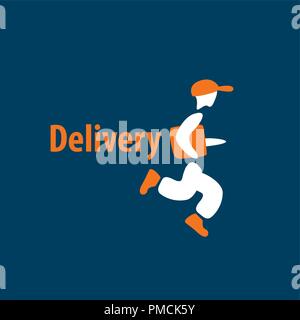 Express delivery service logo. Vector icon or symbol Stock Vector Art