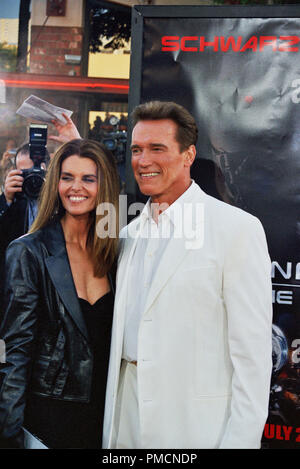 'Terminator 3: Rise of the Machines' 6-30-03 Arnold Schwarzenegger and wife Maria Shriver Photo By Cindy Burtin  File Reference # 21316 0106PLX  For Editorial Use Only - Stock Photo