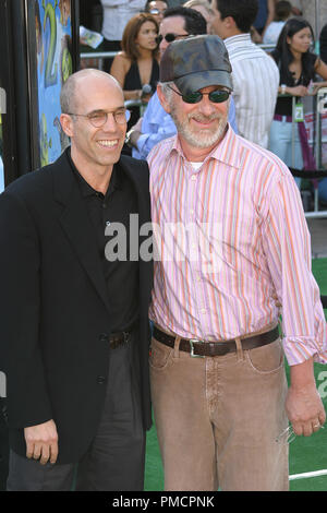 'Shrek 2' Premiere  5/08/2004 Producer Jeffrey Katzenberger and Steven Spielberg Photo by Joseph Martinez - All Rights Reserved  File Reference # 21809 0121PLX  For Editorial Use Only - Stock Photo