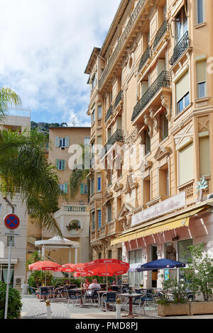 Beausoleil (south-eastern France): “Boulevard de la Republique”, in the upper city of Monaco Stock Photo