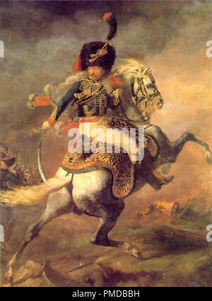 An Officer of the Imperial Horse Guards Charging Stock Photo Alamy