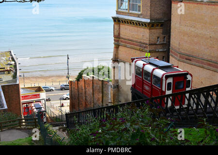 Central Tramway at Scarborough, North Yorkshire Moors, England UK Stock Photo