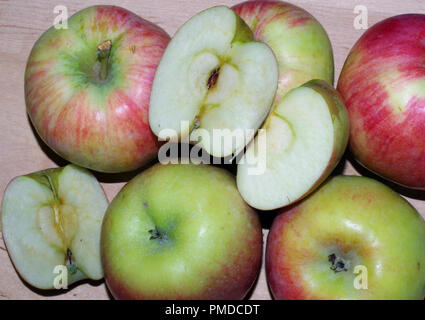 "Miali", an authochtonal apple's variety of Sardinia, Italy Stock Photo