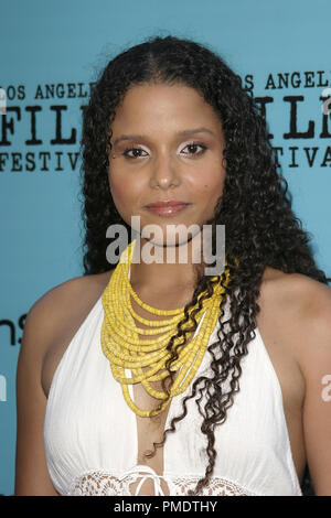 'Nine Lives' (Premiere) Sydney Tamiia Poitier 06-21-2005 / Academy Theater / 2005 Los Angeles Film Festival / Los Angeles, CA Photo by Joseph Martinez - All Rights Reserved  File Reference # 22402 0034PLX  For Editorial Use Only -  All Rights Reserved Stock Photo
