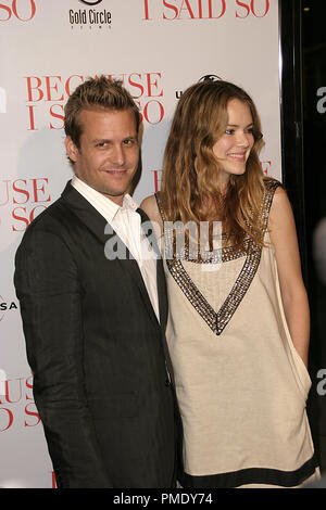 'Because I Said So' (Premiere)  Gabriel Macht, Jacinda Barrett 1-30-2007 / ArcLight Theater / Los Angeles, CA / Universal Pictures / Photo by Joseph Martinez / PictureLux  File Reference # 22915 0027-picturelux  For Editorial Use Only - All Rights Reserved Stock Photo