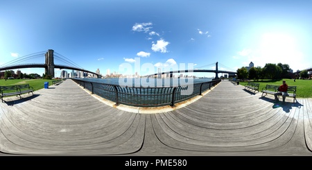 360 degree panoramic view of Beetween the two bridges