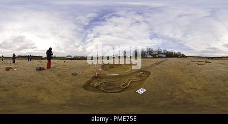 360 degree panoramic view of Grave from the time of the Hungarian conquest