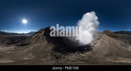 360 degree panoramic view of Bromo East Java