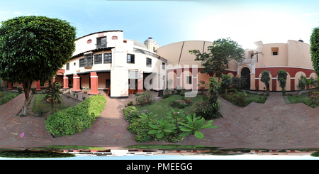 360 degree panoramic view of Convento de San Francisco, Lima, Peru