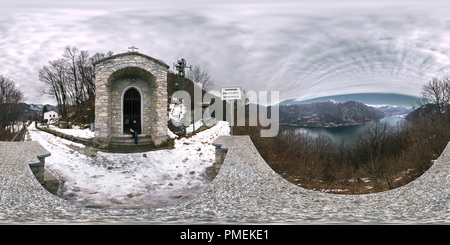 360 degree panoramic view of Panorama dalla Cappelletta di Ramponio-Verna