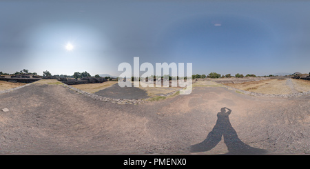 360 degree panoramic view of Avenue Of The Dead