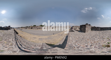 360 degree panoramic view of Avenue Of The Dead