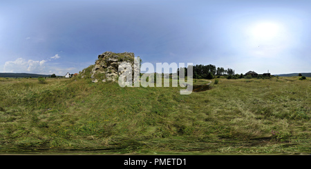 360 degree panoramic view of Ganovce Hradok Neandertal Kopa 03