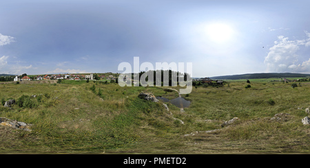 360 degree panoramic view of Ganovce Hradok Neandertal Kopa 04