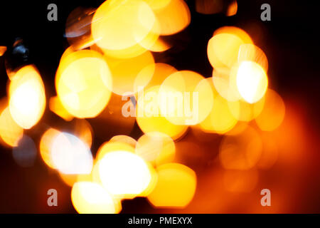 Christmas background. Festive elegant abstract background with bokeh lights and stars Stock Photo