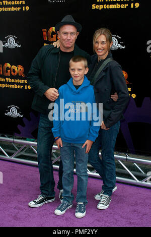 'Igor' Premiere Corbin Bernsen, Finley Bernsen, Amanda Pays  9-13-2008 / Grauman's Chinese Theater / Hollywood, CA / MGM / Photo by Joseph Martinez File Reference # 23603 0054PLX   For Editorial Use Only -  All Rights Reserved Stock Photo