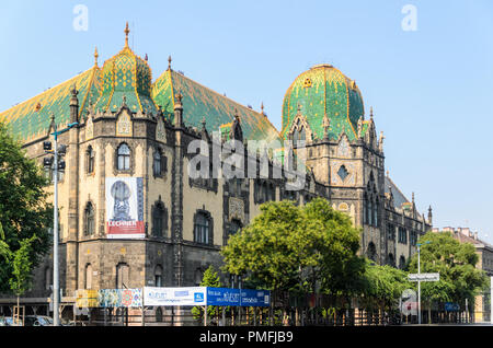 The Museum of Applied Arts of Budapest is the third oldest applied arts museum in the world, August 14, 2015 in Budapest Stock Photo