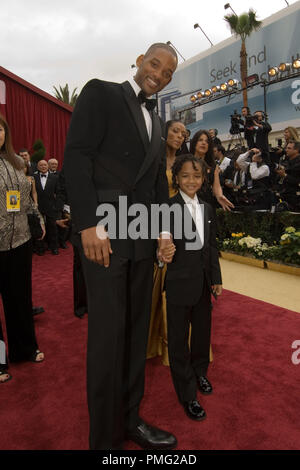 The Academy of Motion Picture Arts and Sciences Presents 'Academy Awards - 79th Annual' Will Smith, Academy Award nominee for Best Actor for his work in 'The Pursuit of Happyness,' Academy Award Presenter, Jaden Smith 2-25-07   File Reference # 29999 018  For Editorial Use Only -  All Rights Reserved Stock Photo